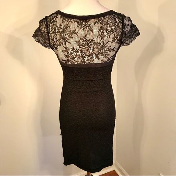 Free People Lace Envy Body Con Dress Sz S - Picture 6 of 8
